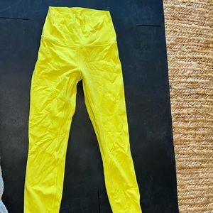 Lululemon Neon Yellow Legging